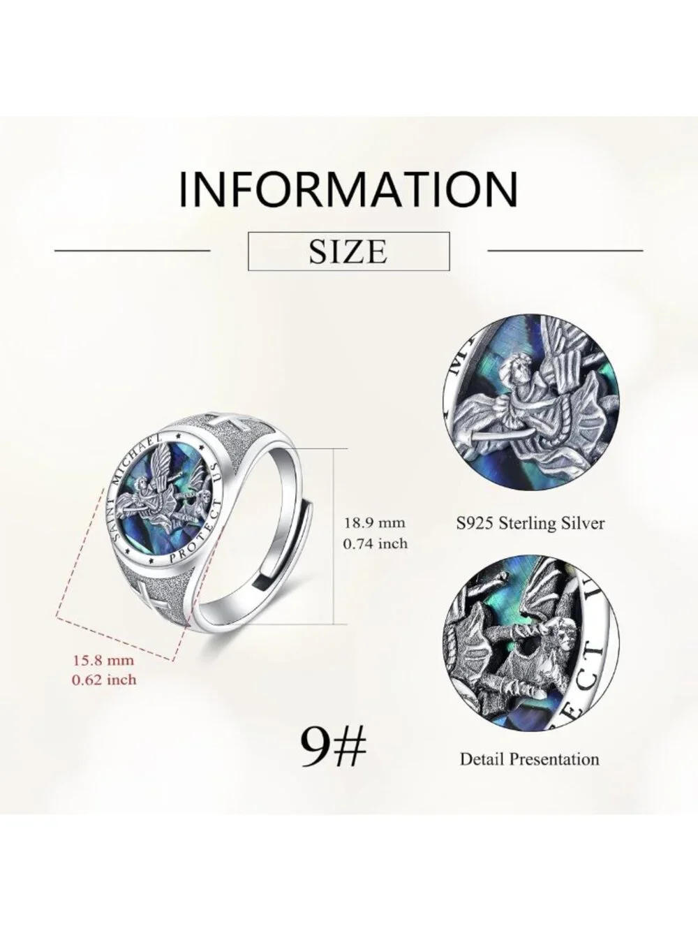 Sterling Silver Signet Ring | Catholic Jewelry | Unique Gifts for Him & Her